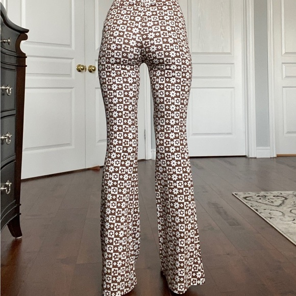 XXS regular Hollister high waist flare print pants - Picture 3 of 7